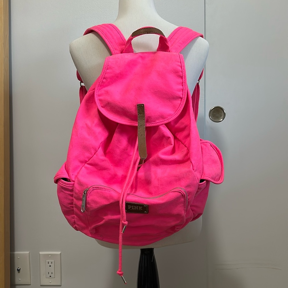 PINK | neon pink backpack